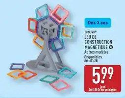 ALDI TOYLINO® JEU DE CONSTRUCTION MAGNÉTIQUE offre