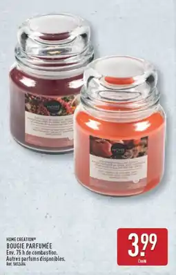 ALDI HOME CREATION BOUGIE PARFUMÉE offre