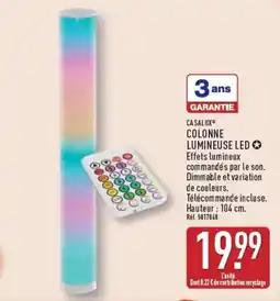 ALDI CASALUX COLONNE LUMINEUSE LED offre