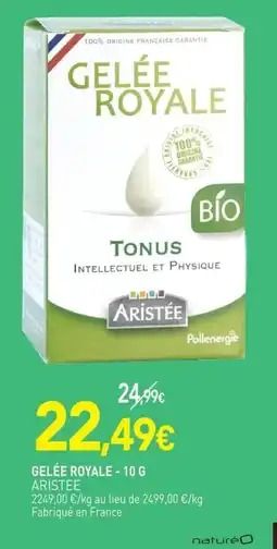 naturéO ARISTEE GELÉE ROYALE offre