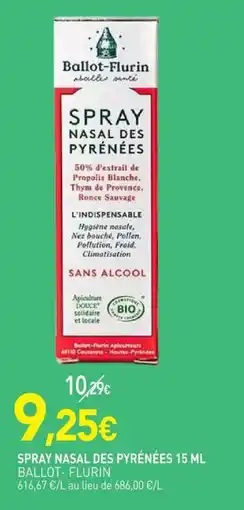naturéO BALLOT-FLURIN SPRAY NASAL DES PYRÉNÉES offre