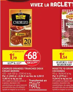 Intermarché Hyper MAGNUM CÔNE GLACÉ NOISETTE & CHOCOLAT offre
