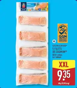 ALDI GOLDEN SEAFOOD 5 FILETS DE SAUMON[D] offre