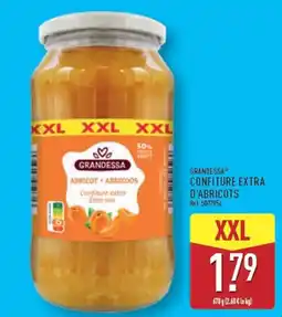 ALDI GRANDESSA CONFITURE EXTRA D'ABRICOTS offre