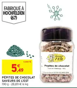 Intermarché Contact Saveurs de l'Est Pépites de chocolat offre