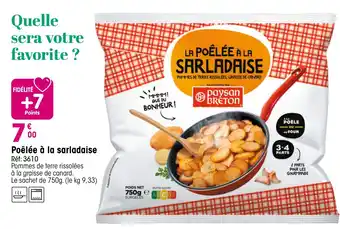 Paysan Breton Poêlée à la sarladaise