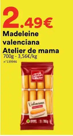 Hmarket Atelier de mama Madeleine valenciana offre