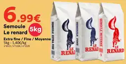 Hmarket Le renard Semoule offre