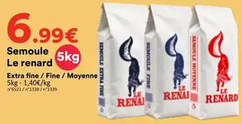 Le renard Semoule