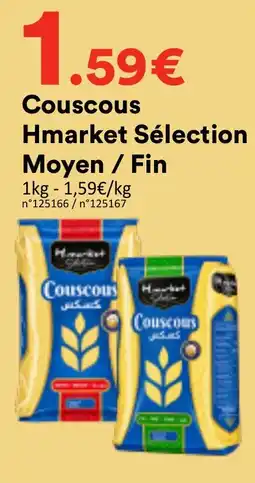 Hmarket Hmarket Sélection Couscous offre