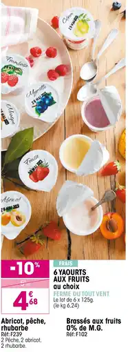 Croque Gel FRAIS 6 YAOURTS AUX FRUITS offre