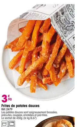 Croque Gel Frites de patates douces offre