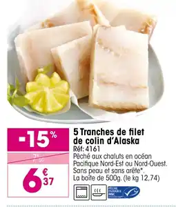Croque Gel colin d'Alaska offre