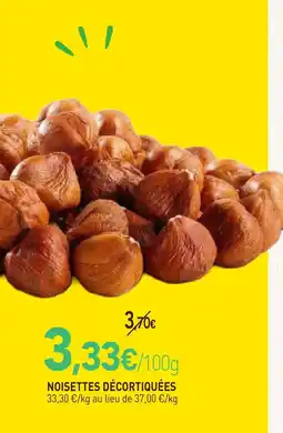 naturéO Noisettes décortiquées offre