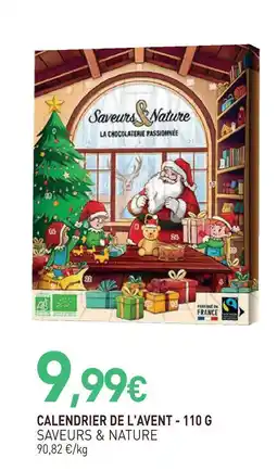 naturéO Saveurs & nature calendrier de l'avent offre
