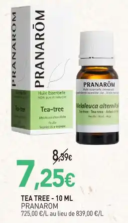 naturéO Pranarom tea-tree offre