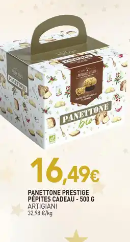 naturéO Artigiani panettone prestige pépites cadeau offre