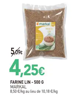 naturéO Markal farine de lin offre