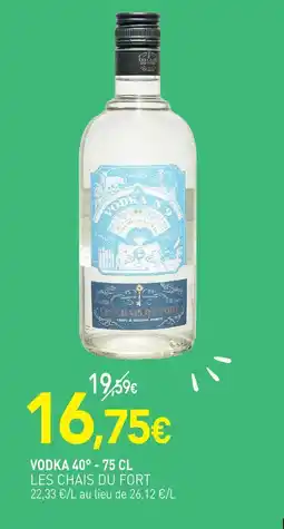 naturéO Les chais du fort vodka 40° offre
