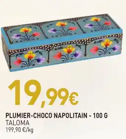 naturéO Taloma plumier-choco napolitain offre
