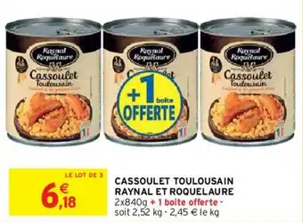 Intermarché Cassoulet toulousain raynal et roquelaure offre