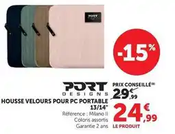 Hyper U Housse velours pour pc portable offre