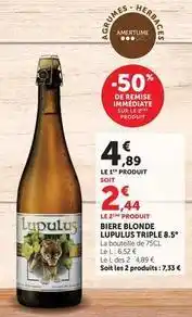 Lupulus - biere blonde 85°