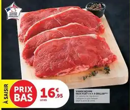 Hyper U Viande bovine faux filet a griller offre