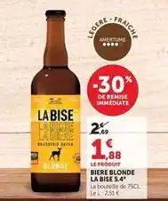 La bise - biere blonde