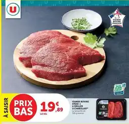 U Express U - viande bovine steak a griller offre
