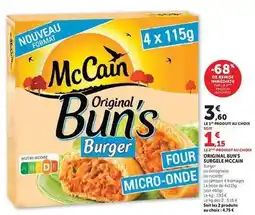 U Express Mccain - original buns surgele offre