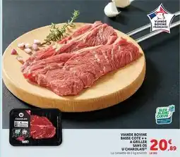 U Express U - viande bovine basse côte à griller sans os offre