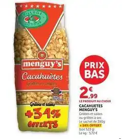 U Express Menguy's - cacahuetes offre