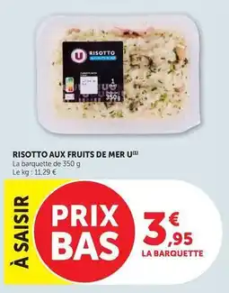 U Express U - risotto aux fruits de mer offre