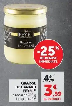 U Express Feyel - graisse de canard offre
