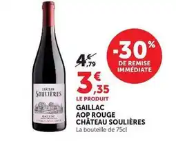 U Express Gaillac aop rouge offre