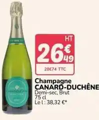 Promocash Canard-duchene - champagne offre