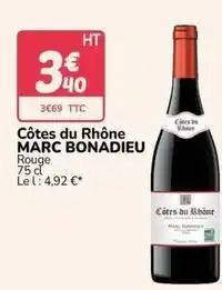 Promocash Côtes du rhône - côtes du rhône offre
