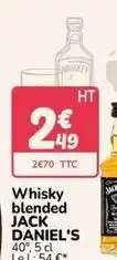 Promocash Jack daniel's - whisky blended offre