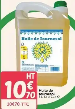 Promocash Facile - huile de tournesol offre