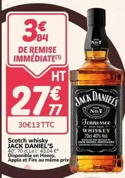 Promocash Jack daniel's - scotch whisky offre