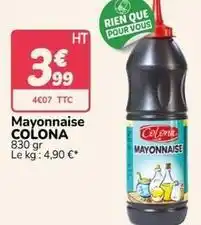 Promocash Colona - mayonnaise offre