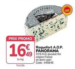 Promocash Promo - roquefort a.o.p offre