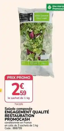 Promocash Promo - salade composée offre
