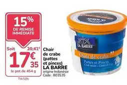 Promocash Chair de crabe offre