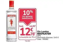 Promocash Beefeater - gin london offre