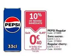 Promocash Pepsi - regular offre