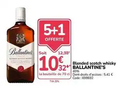 Promocash Ballantine's - blended scotch whisky offre
