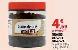 Hyper U Grains de cafe offre