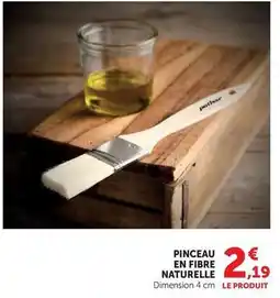 Hyper U Patisse - pinceau en fibre naturelle offre